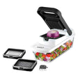 Brentwood Pro Food Chopper and Vegetable Dicer with 6.3-Cup Storage Container and Stainless Steel Blades
