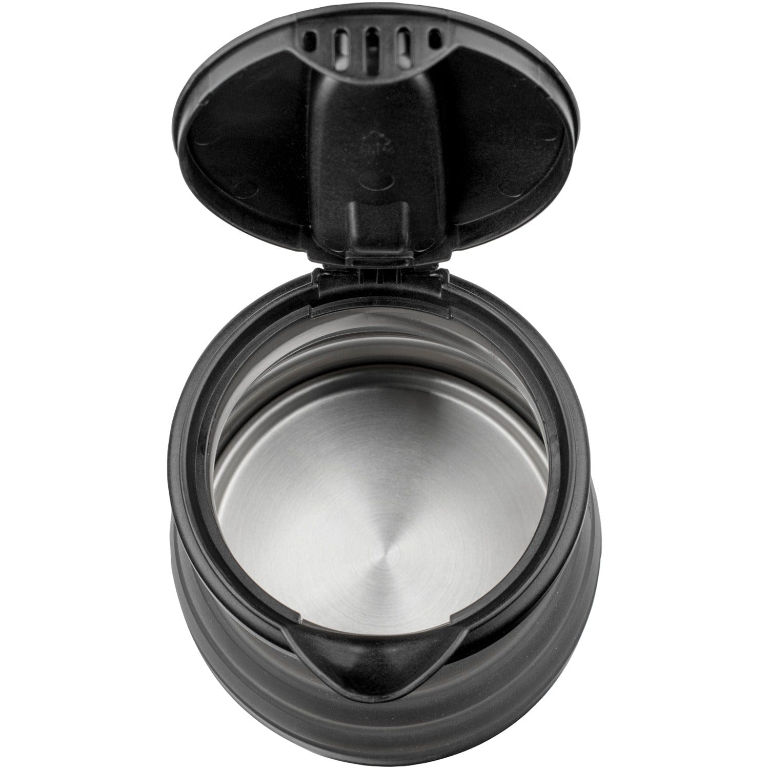 Brentwood .85-Quart Dual-Voltage Collapsible Travel Kettle, Black