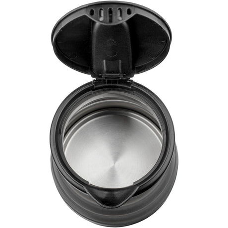 Brentwood .85-Quart Dual-Voltage Collapsible Travel Kettle, Black