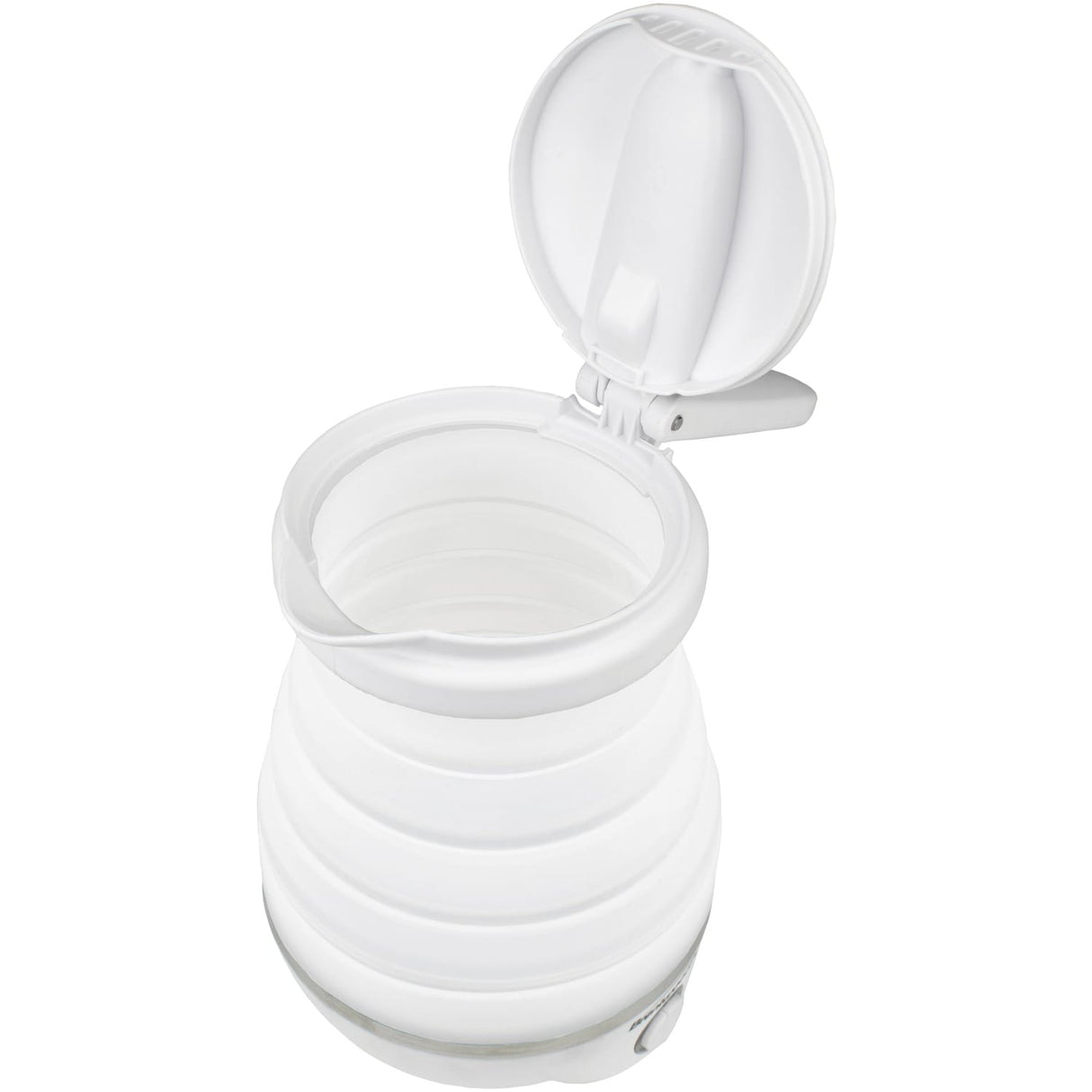 Brentwood .85-Quart Dual-Voltage Collapsible Travel Kettle, White