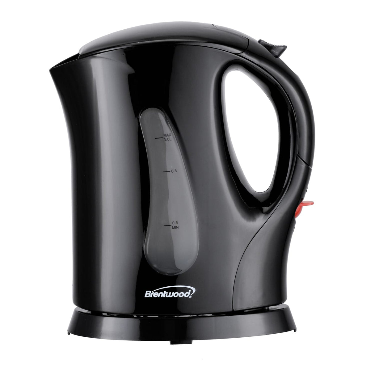 Brentwood BPA-Free 1-Liter Cordless Electric Kettle, Black