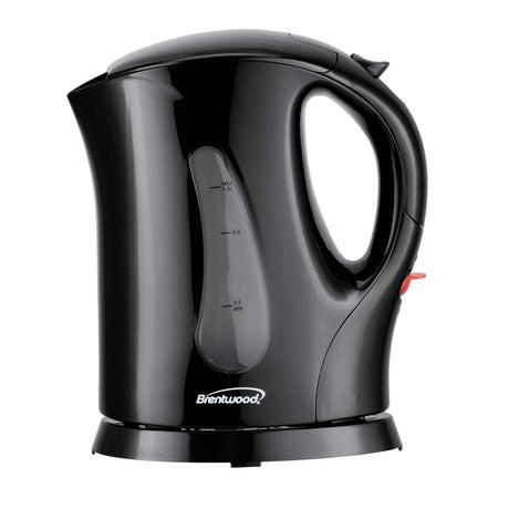 Brentwood BPA-Free 1-Liter Cordless Electric Kettle, Black