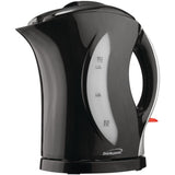 Brentwood 1500-Watt 1.8-Qt. 7-Cup Cordless Plastic Tea Kettle, Auto Shut-off, Black