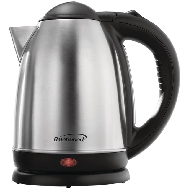 Brentwood Stainless Steel Electric Cordless Tea Kettle, 1.7 L
