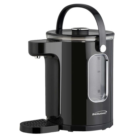 Brentwood 1100-Watt 3-L Digital Glass Instant Hot Water Dispenser with Tea Infuser, KT-2230BK