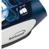 Brentwood Dual-Voltage Nonstick Travel Steam Iron
