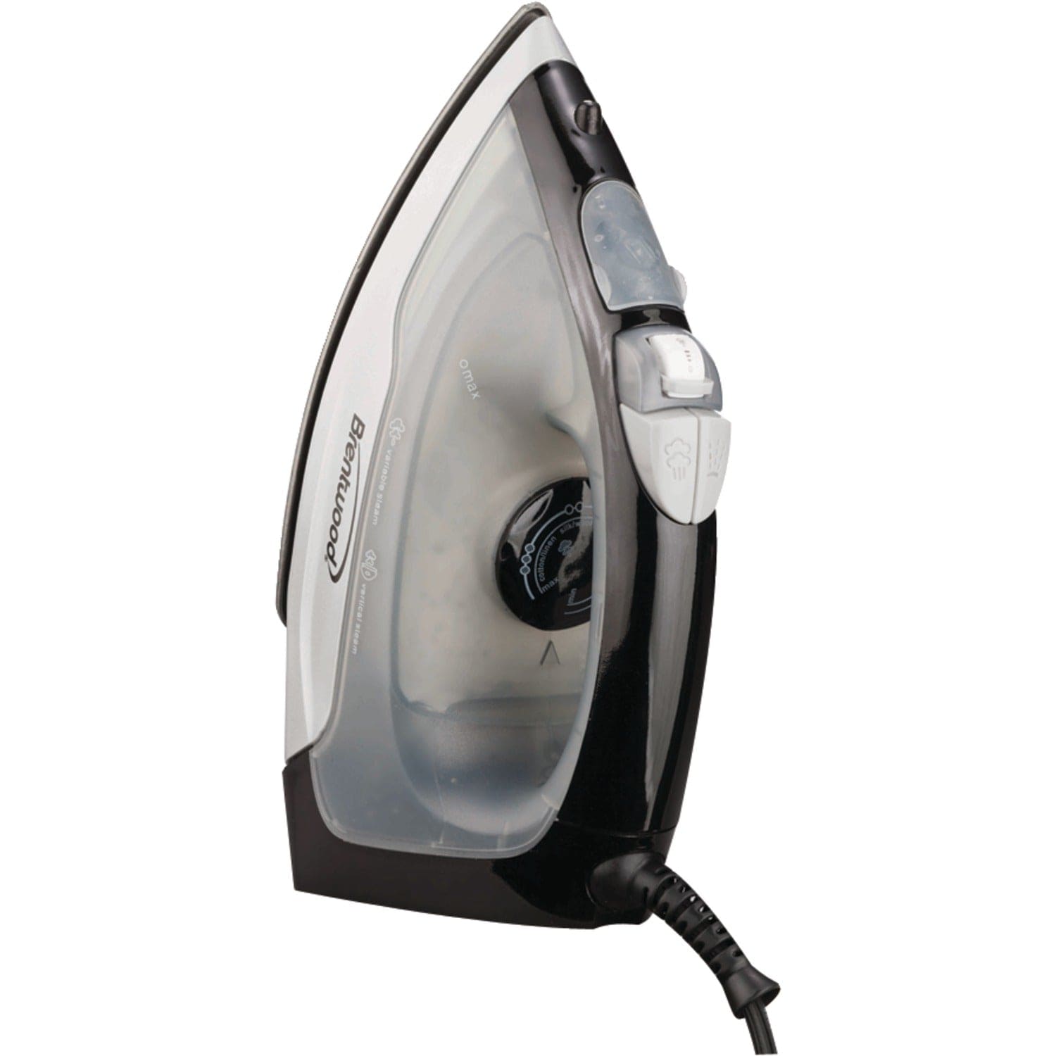 Brentwood Nonstick Steam Iron, Black