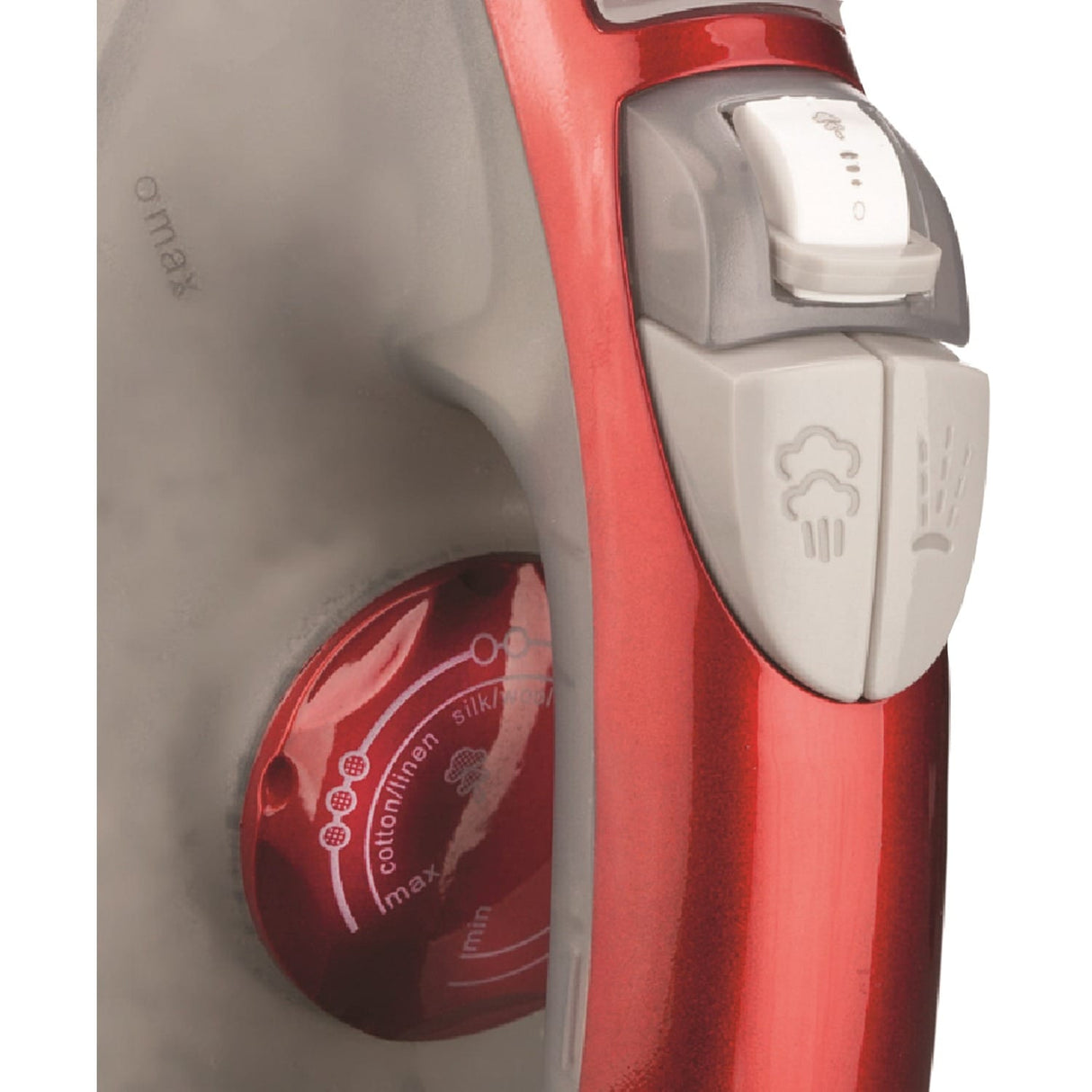 Brentwood Nonstick Steam Iron, Red