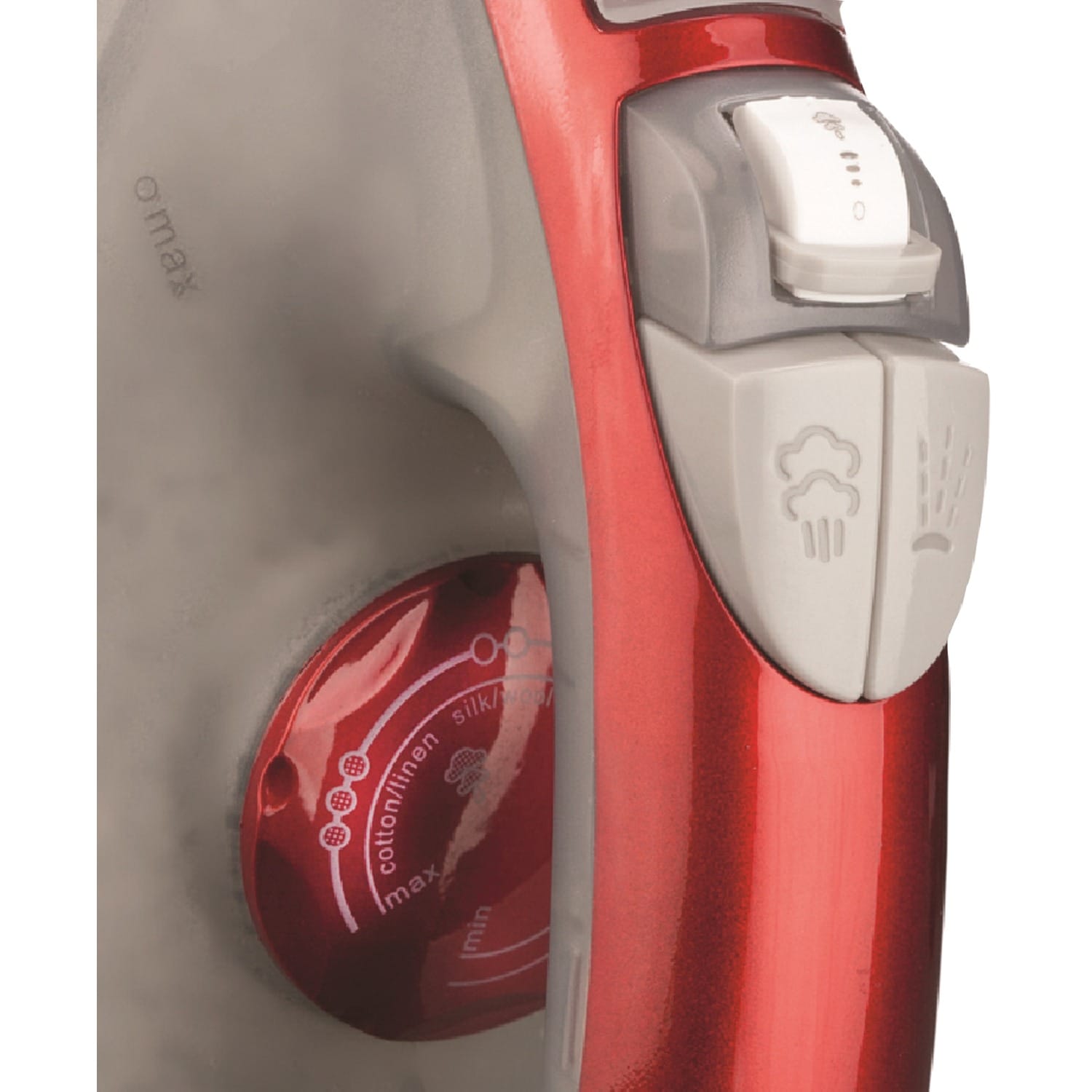 Brentwood Nonstick Steam Iron, Red
