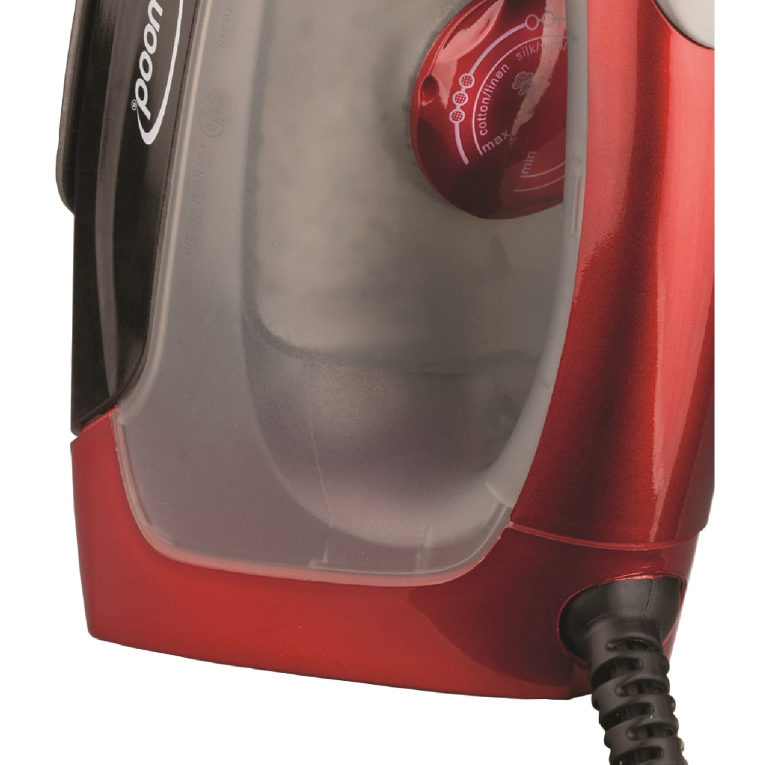 Brentwood Nonstick Steam Iron, Red