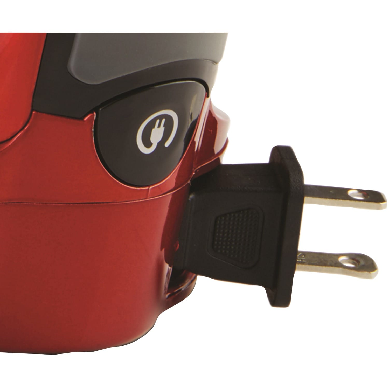 Brentwood 1200-Watt Nonstick Steam Iron with Retractable Cord, Red