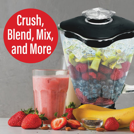 Brentwood 60-Oz. Blender Glass Jar Replacement 6-Piece Set for Oster Blender P-OST723