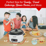 Brentwood 10-Cups Uncooked/20-Cups Cooked Electric Rice Cooker with Measuring Cup and Spatula, White