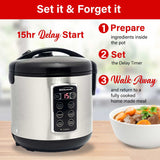 Brentwood 7-Function Electric Smart Multi-Cooker, 10 Cup
