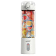 Brentwood 50-Watt 17-Oz. Portable Battery-Operated USB-Chargeable Glass Blender, White