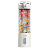Brentwood 50-Watt 17-Oz. Portable Battery-Operated USB-Chargeable Glass Blender, White