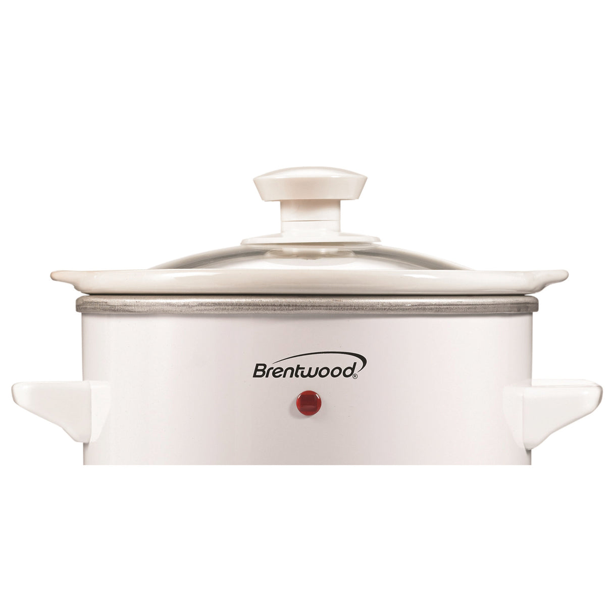 Brentwood 1.5-Qt. 120-Watt Slow Cooker, White