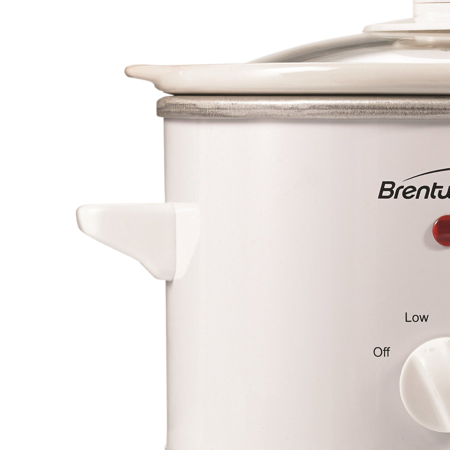 Brentwood 1.5-Qt. 120-Watt Slow Cooker, White