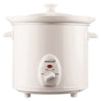 Brentwood 3-Qt. 170-Watt Slow Cooker, White