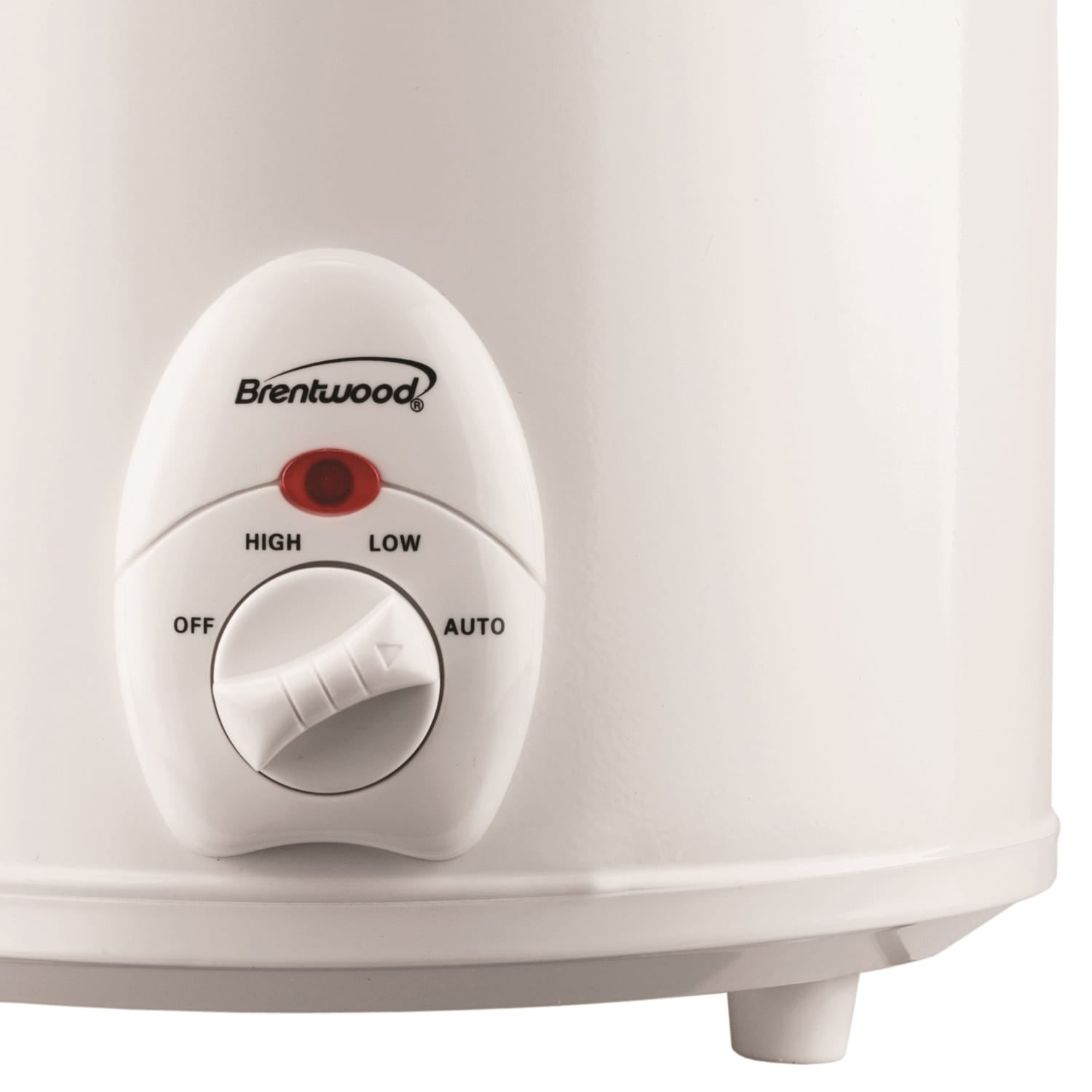 Brentwood 3-Qt. 170-Watt Slow Cooker, White