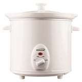 Brentwood 3-Qt. 170-Watt Slow Cooker, White