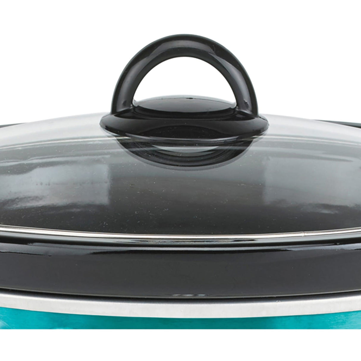 Brentwood 4.5-Quart Scallop Pattern Slow Cooker, Blue