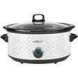Brentwood Select 7-Qt. Slow Cooker, Pearl White