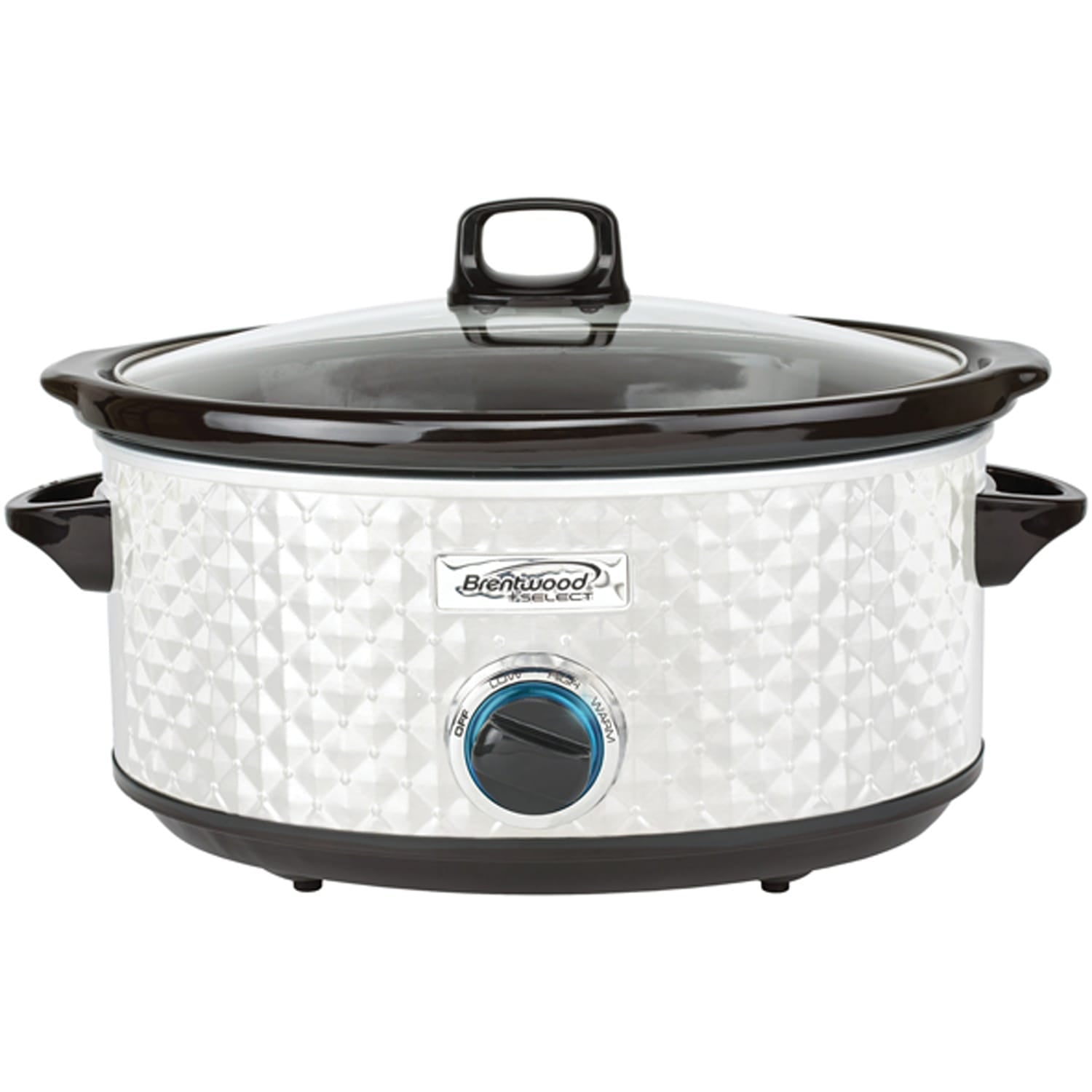 Brentwood Select 7-Qt. Slow Cooker, Pearl White