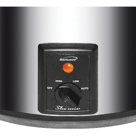 Brentwood 8-Qt. 360-Watt Stainless Steel Slow Cooker