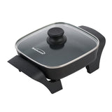 Brentwood 8-Inch Nonstick Electric Skillet with Glass Lid