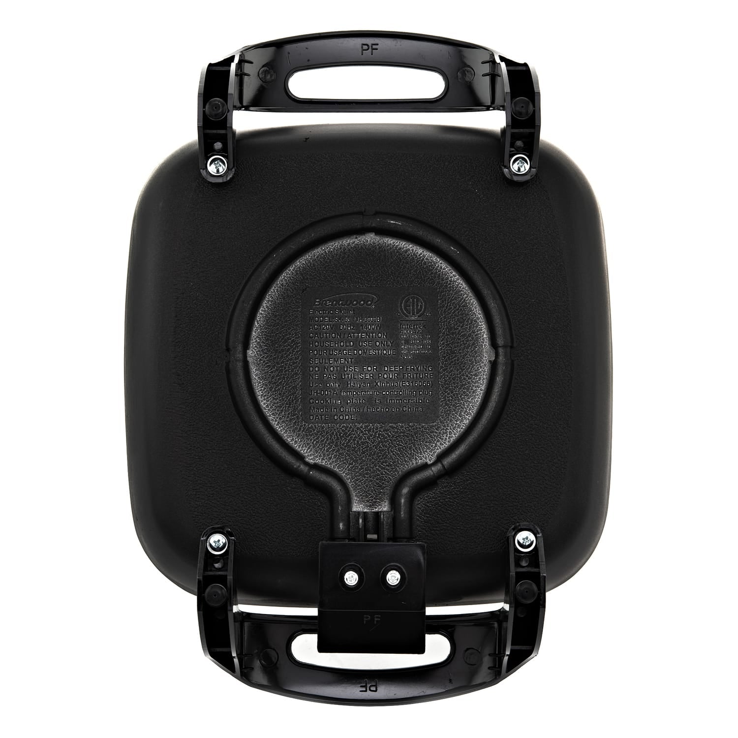 Brentwood 12-In. 1300-Watt Nonstick Electric Skillet with Glass Lid