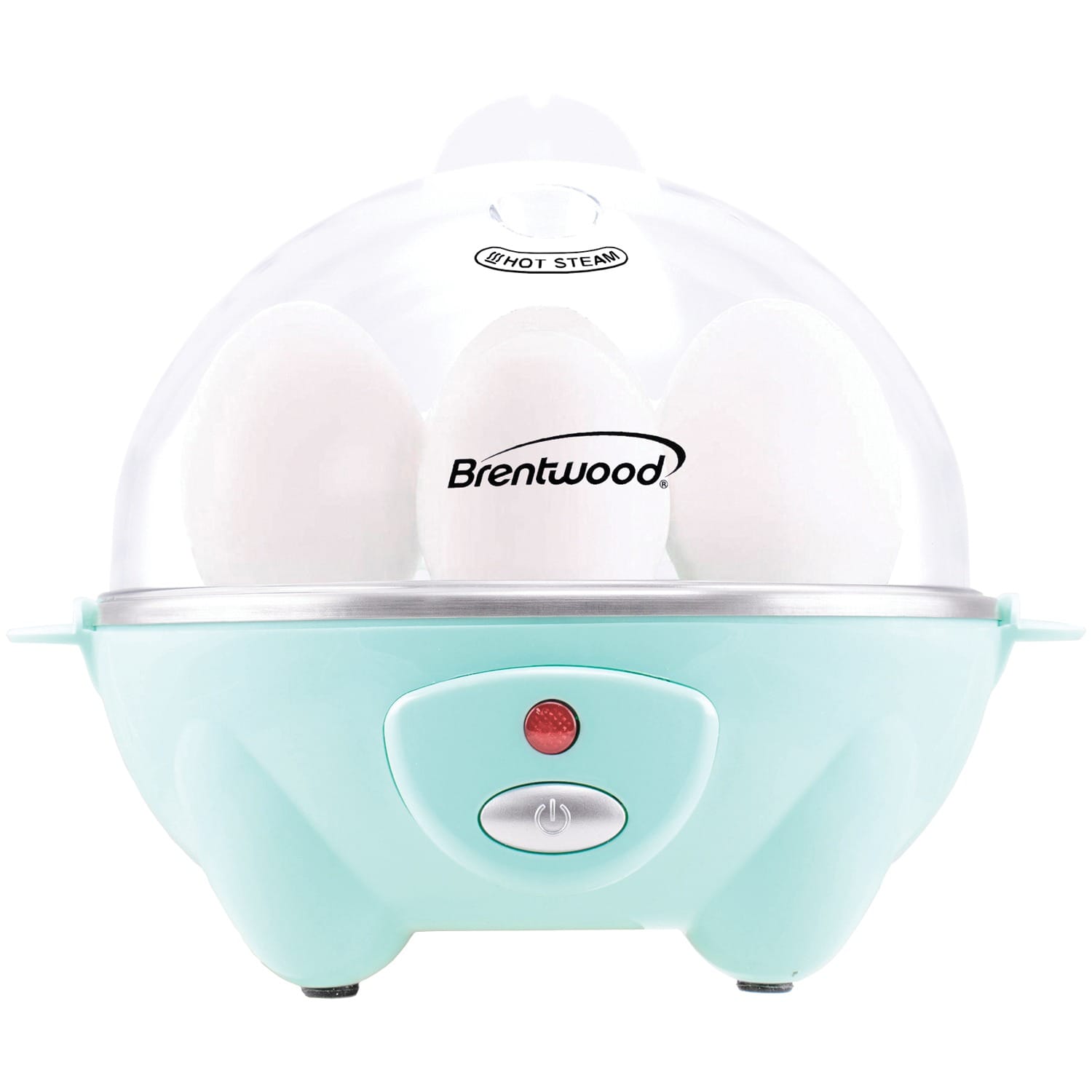 Brentwood Electric Egg Cooker with Auto Shutoff, Blue