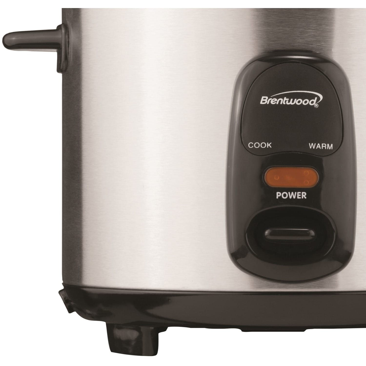 Brentwood 5-Cups Uncooked/10-Cups Cooked Electric Rice Cooker, Stainless Steel