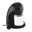 Brentwood Single-Serve Drip Coffee Maker with Ceramic Mug, Black