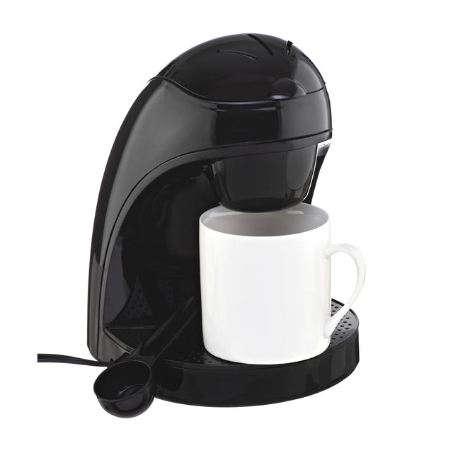 Brentwood Single-Serve Drip Coffee Maker with Ceramic Mug, Black