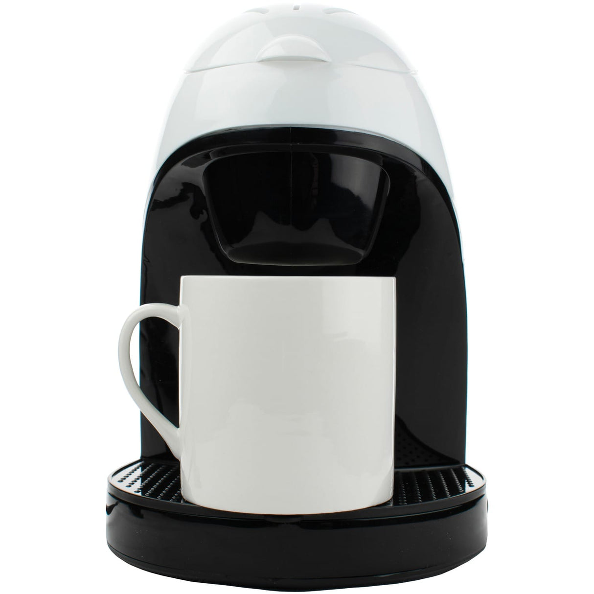 Brentwood Single-Serve Drip Coffee Maker with Ceramic Mug, White