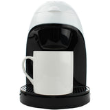 Brentwood Single-Serve Drip Coffee Maker with Ceramic Mug, White