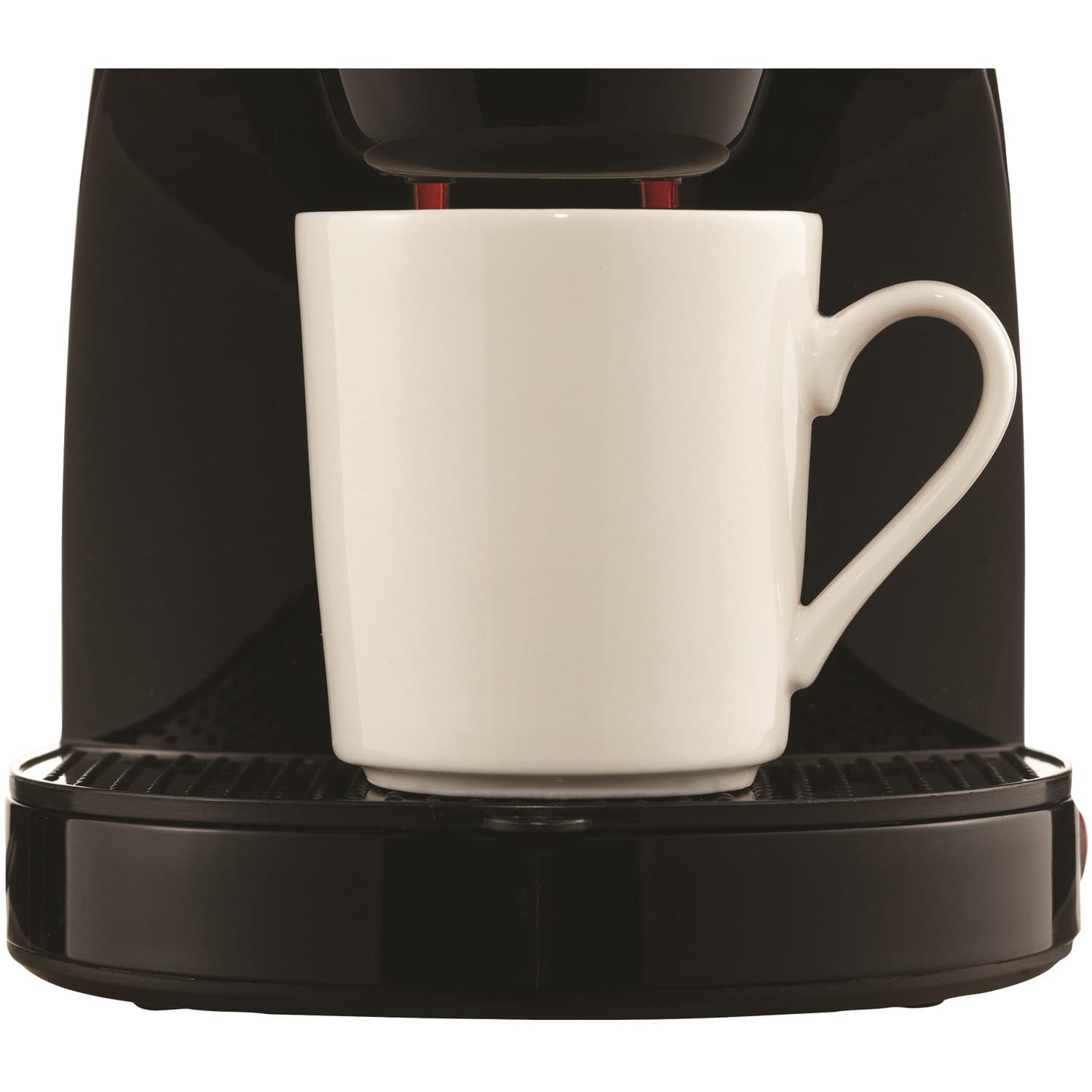 Brentwood Single-Serve Drip Coffee Maker with Ceramic Mug, White