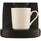 Brentwood Single-Serve Drip Coffee Maker with Ceramic Mug, White