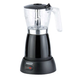 Brentwood 6-Cup Electric Moka Pot Espresso Machine, Black