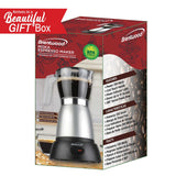 Brentwood 6-Cup Electric Moka Pot Espresso Machine, Silver