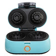 Brentwood Just For Fun 2-Waffle Electric Waffle Bowl Maker, Blue