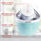 Brentwood Just For Fun 1-Qt. Ice Cream and Sorbet Maker
