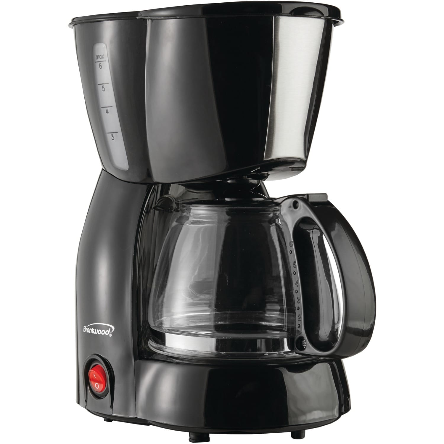 Brentwood 650-Watt 4-Cup Coffee Maker, Black