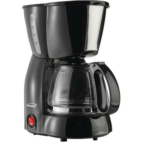 Brentwood 650-Watt 4-Cup Coffee Maker, Black