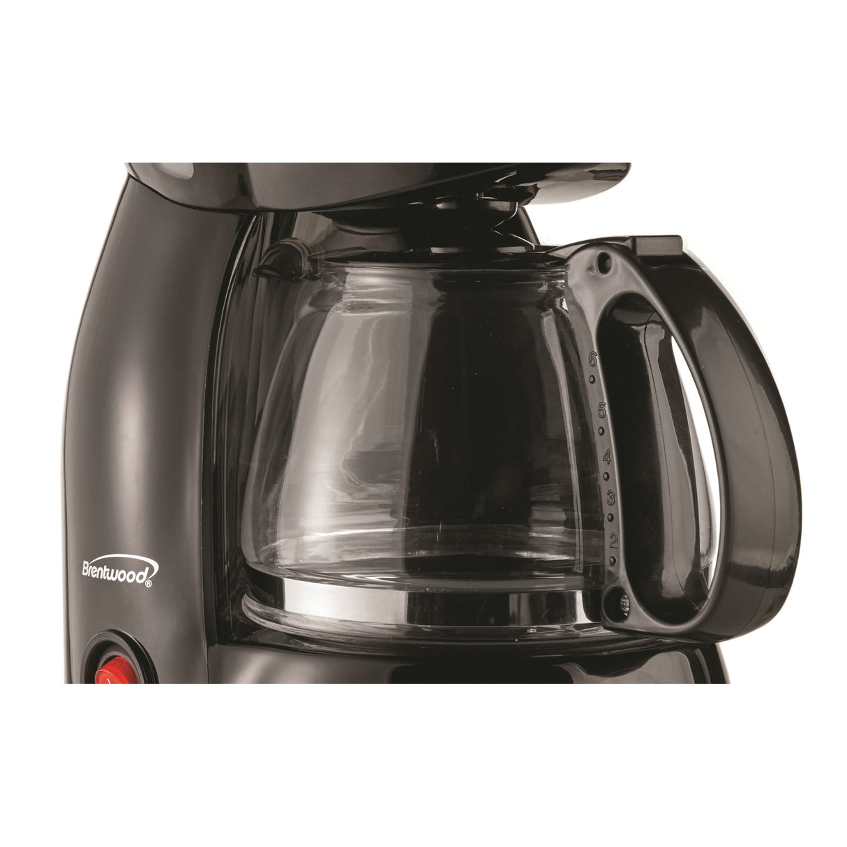 Brentwood 650-Watt 4-Cup Coffee Maker, Black