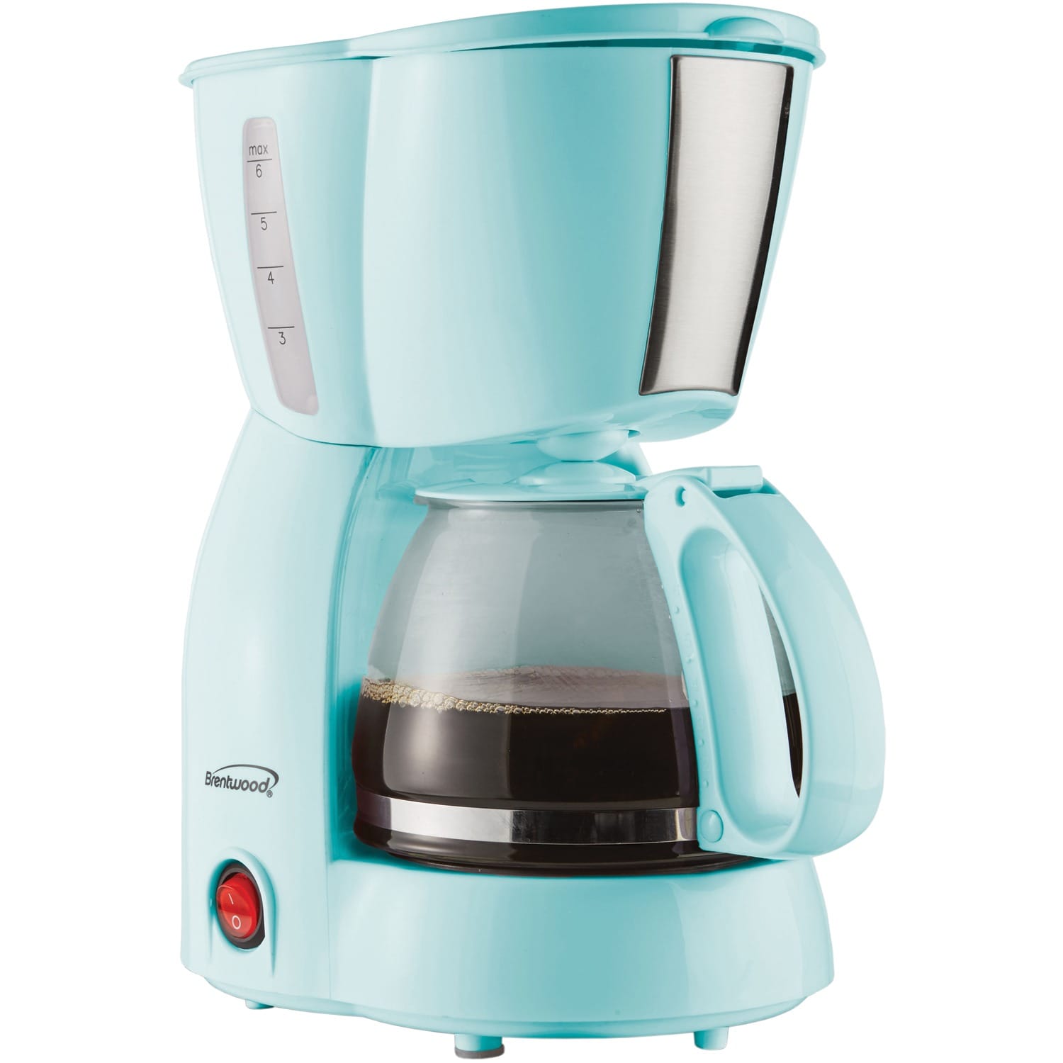 Brentwood 650-Watt 4-Cup Coffee Maker, Blue