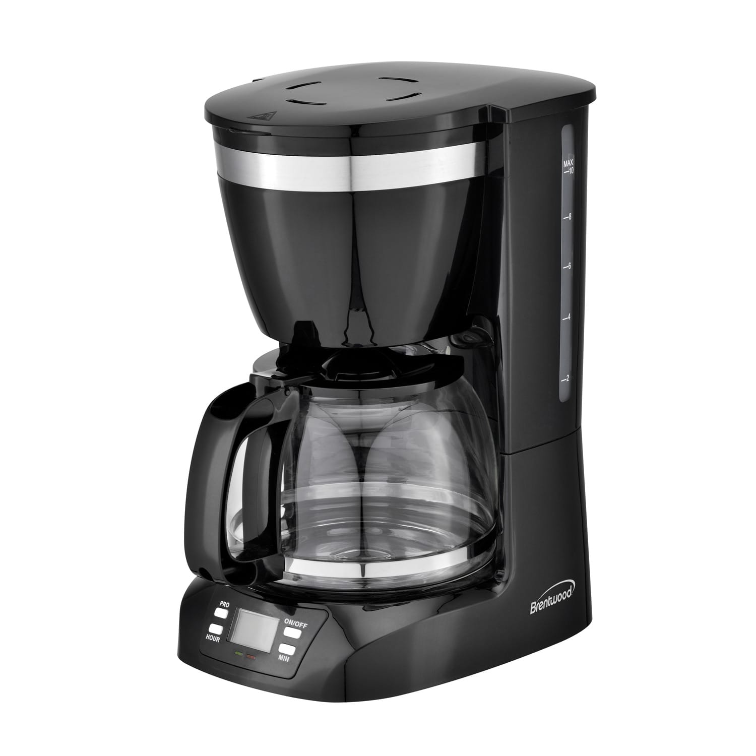 Brentwood 10-Cup Digital Coffee Maker, Black