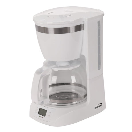 Brentwood 10-Cup Digital Coffee Maker, White