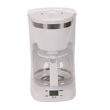 Brentwood 10-Cup Digital Coffee Maker, White
